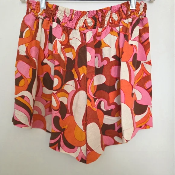 70's Psychedelic Print Short Set Size 3X - Picture 13 of 15